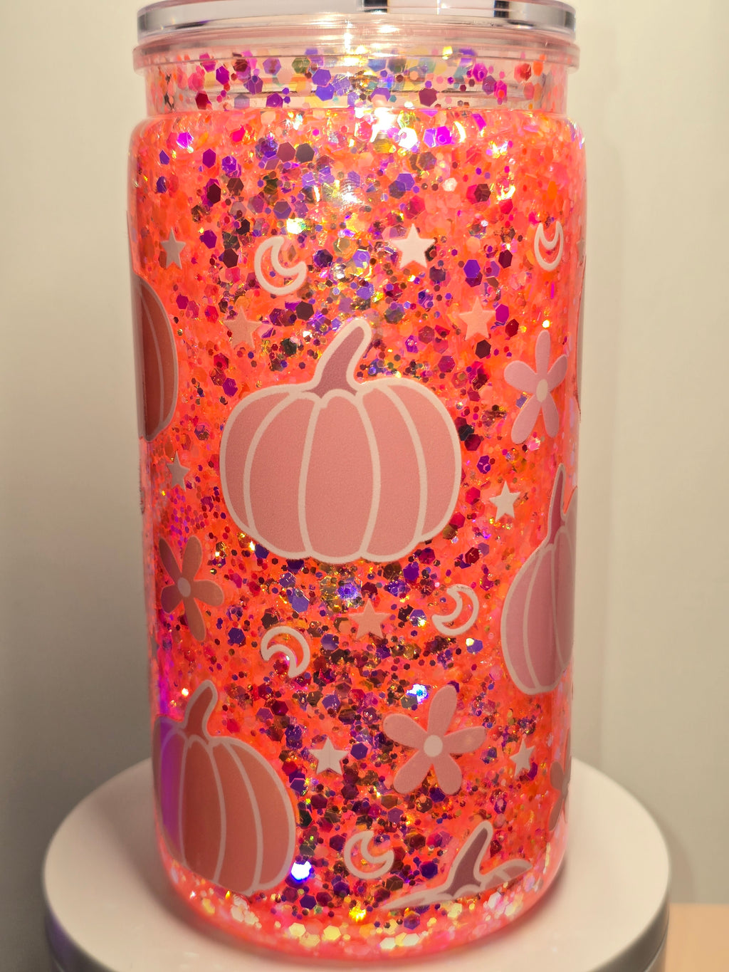 Pastel Pink & Orange Pumpkins