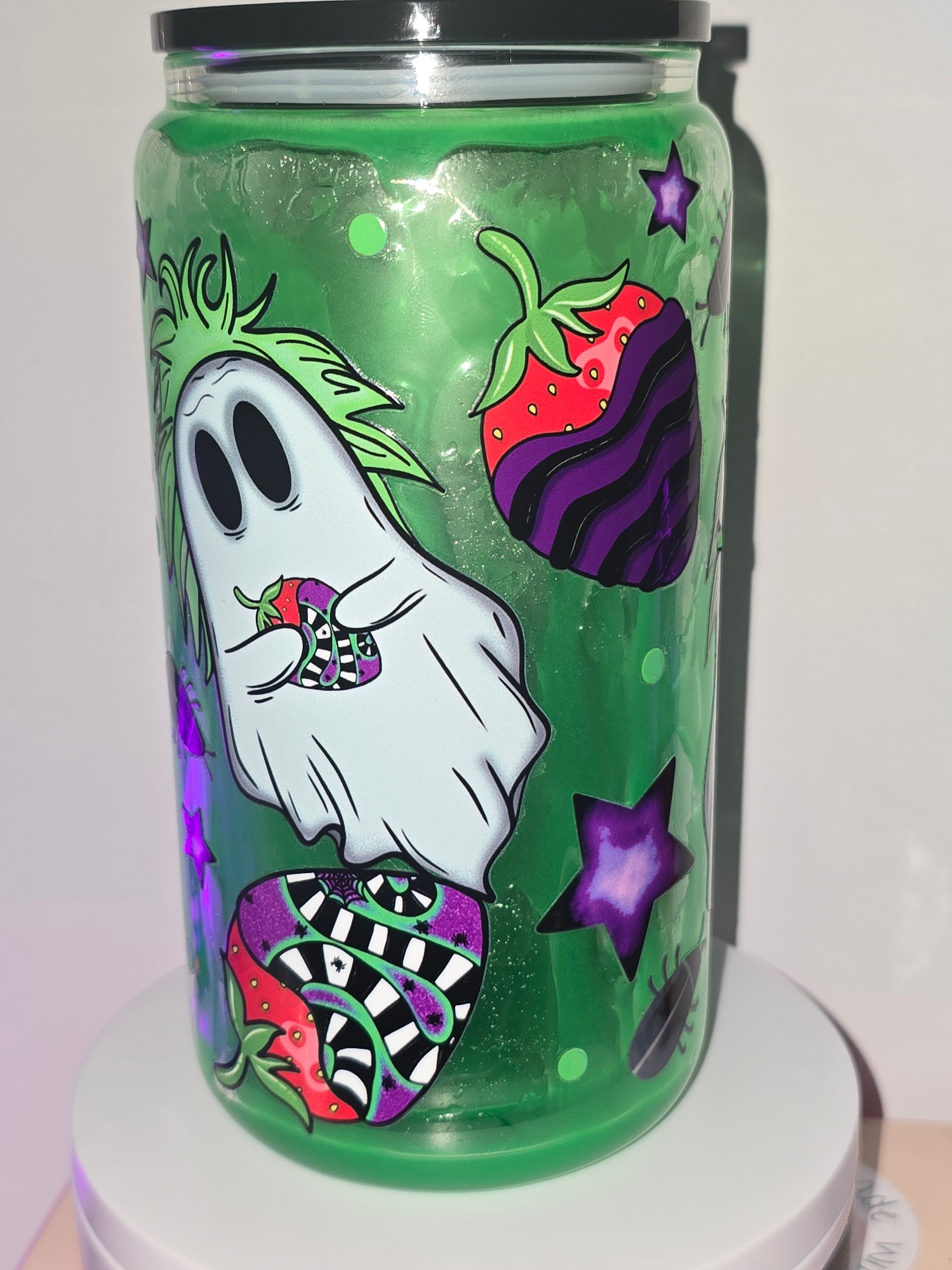 Ghost as Beej with Strawberries