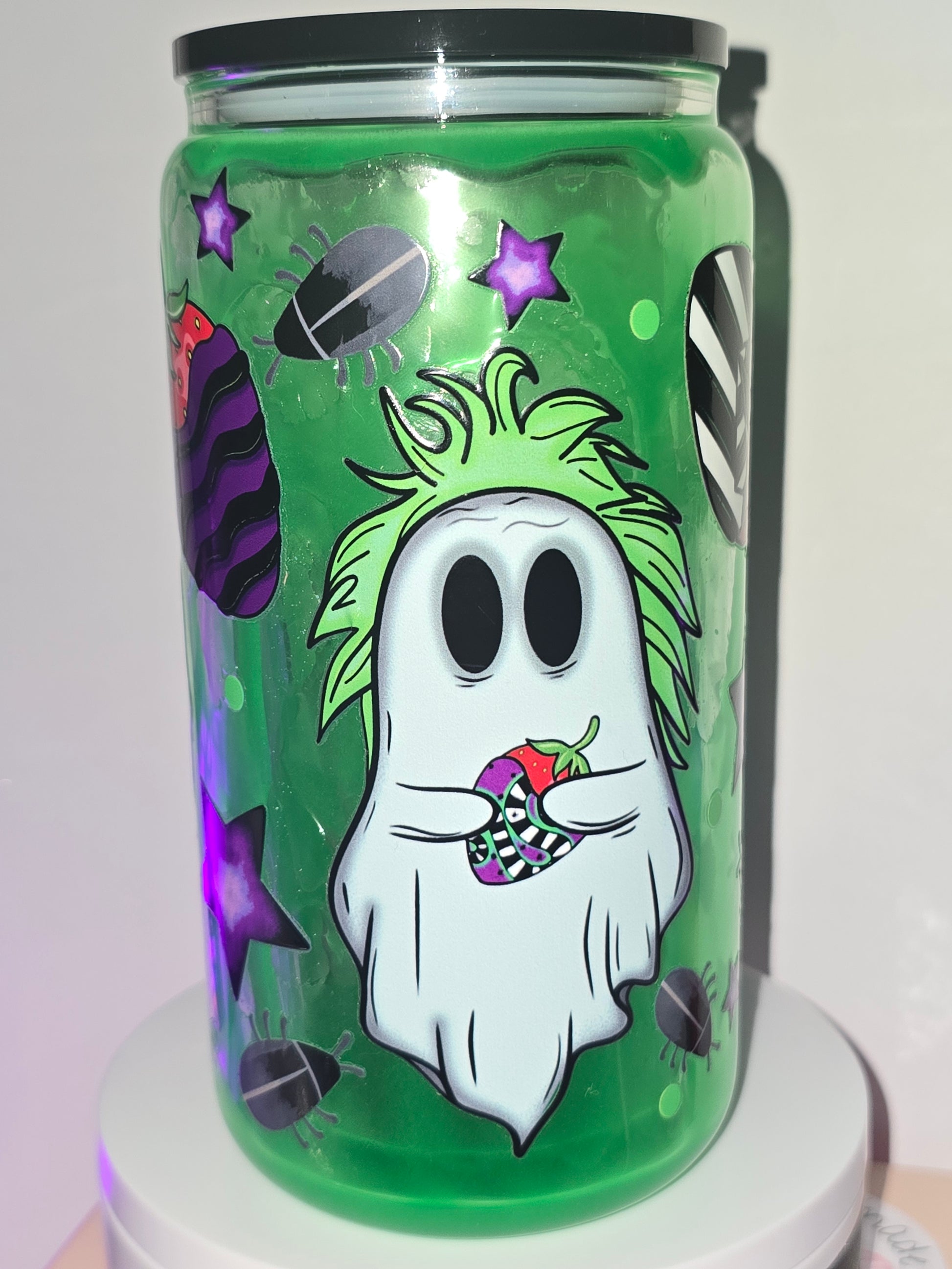 Ghost as Beej with Strawberries