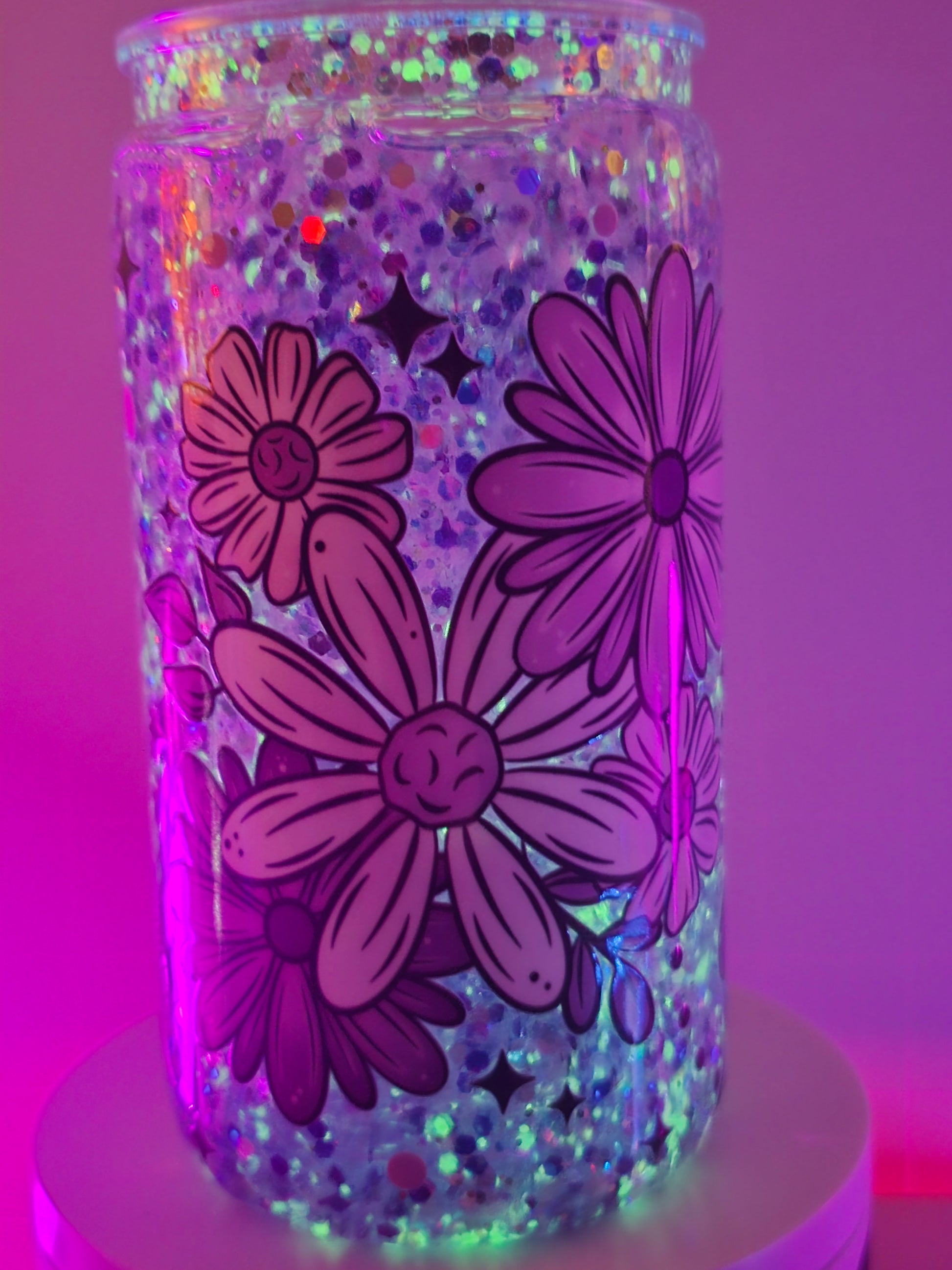 Purple & White Flowers