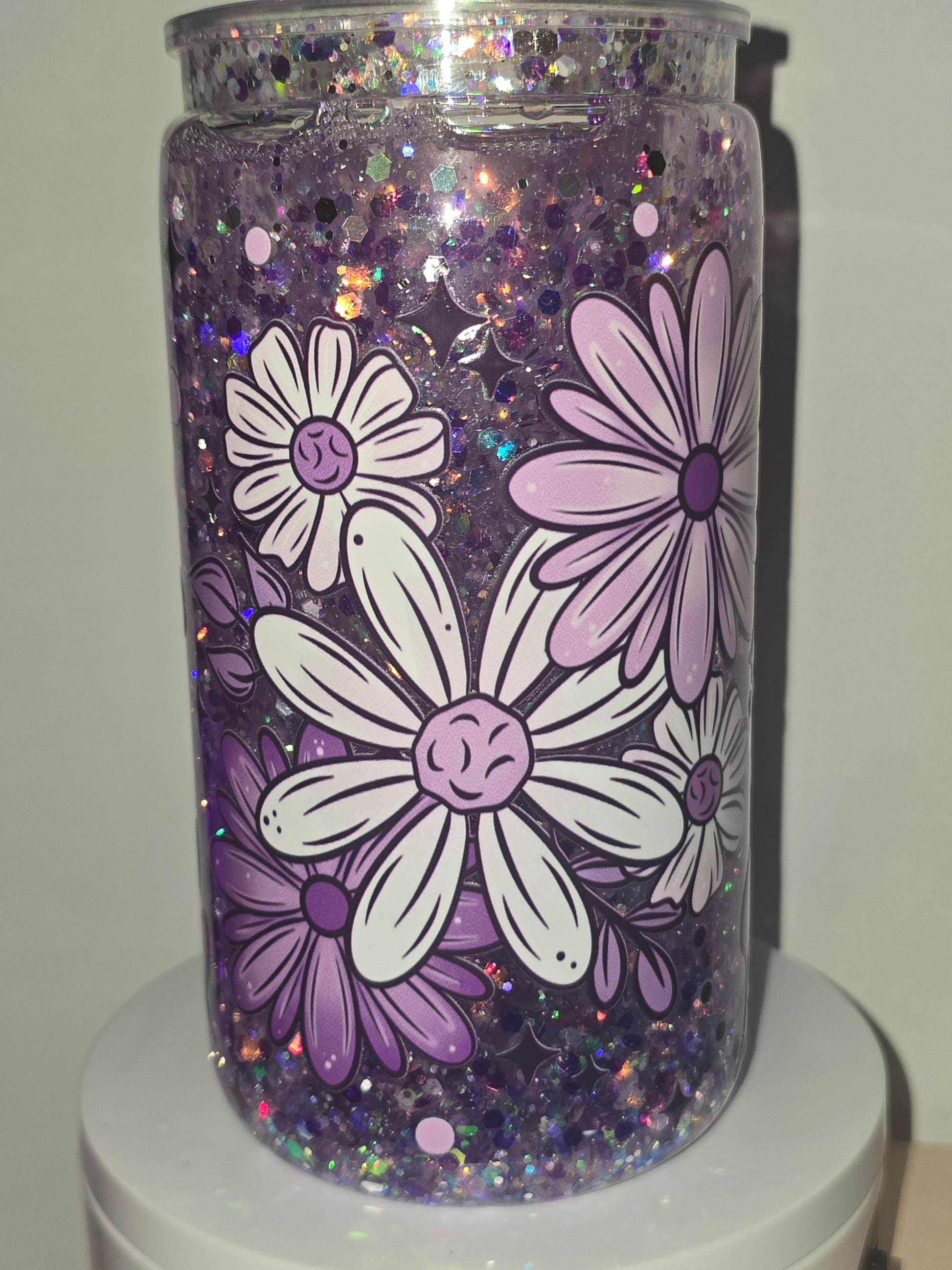 Purple & White Flowers