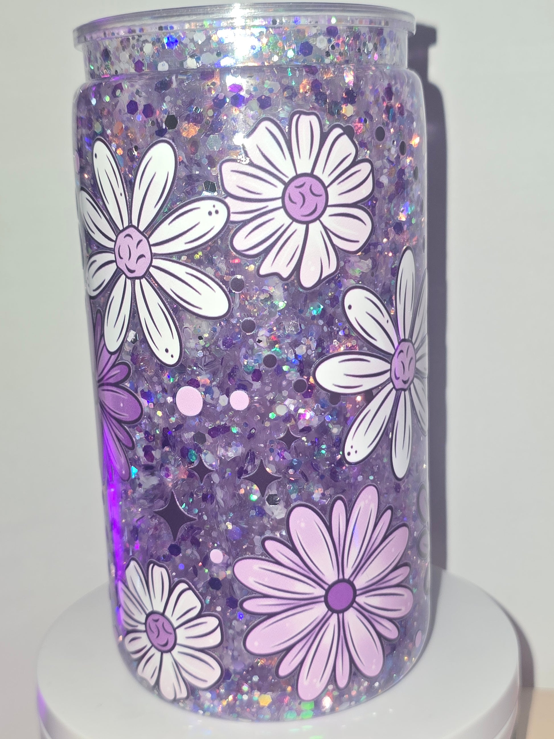 Purple & White Flowers