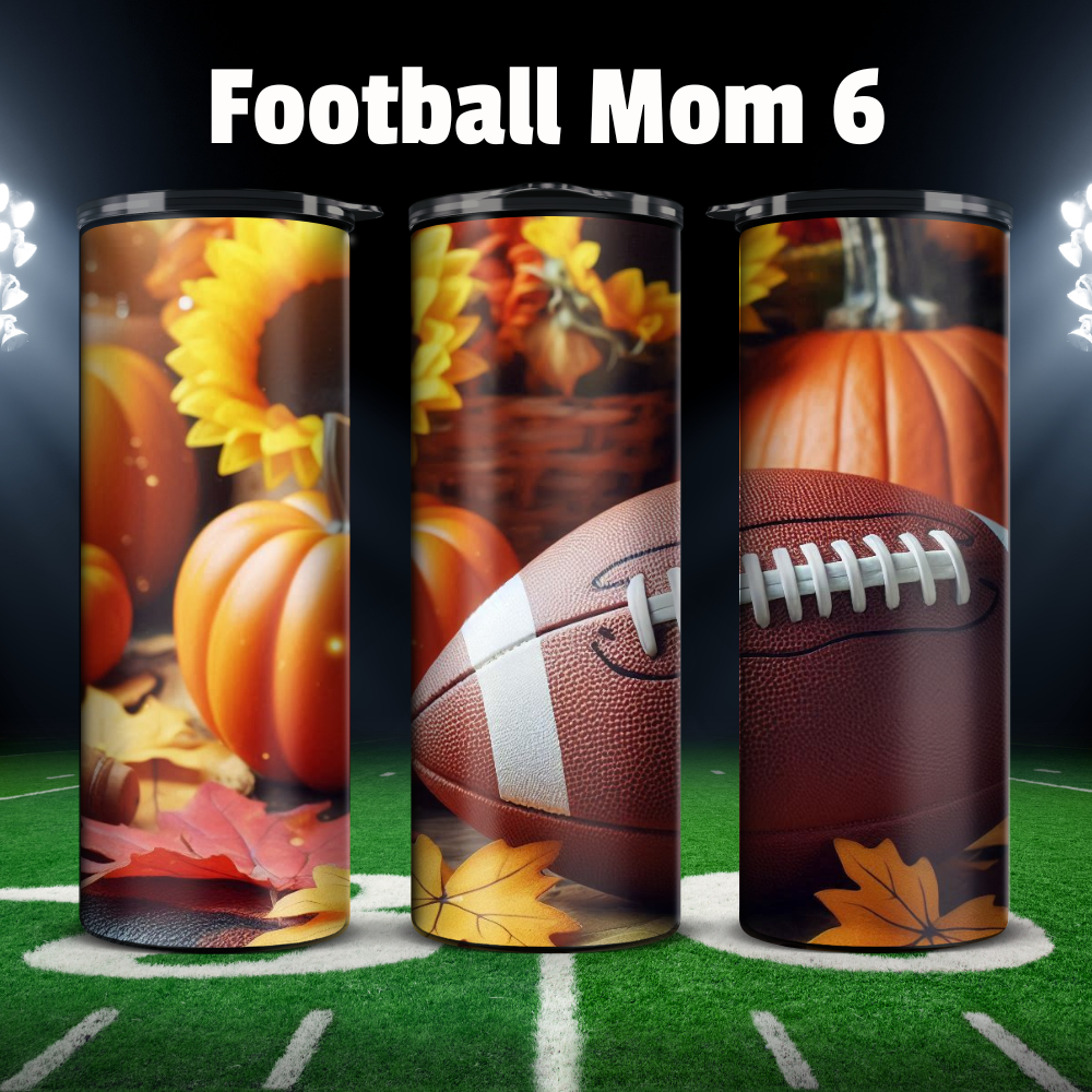 20oz. Football Mom Tumbler