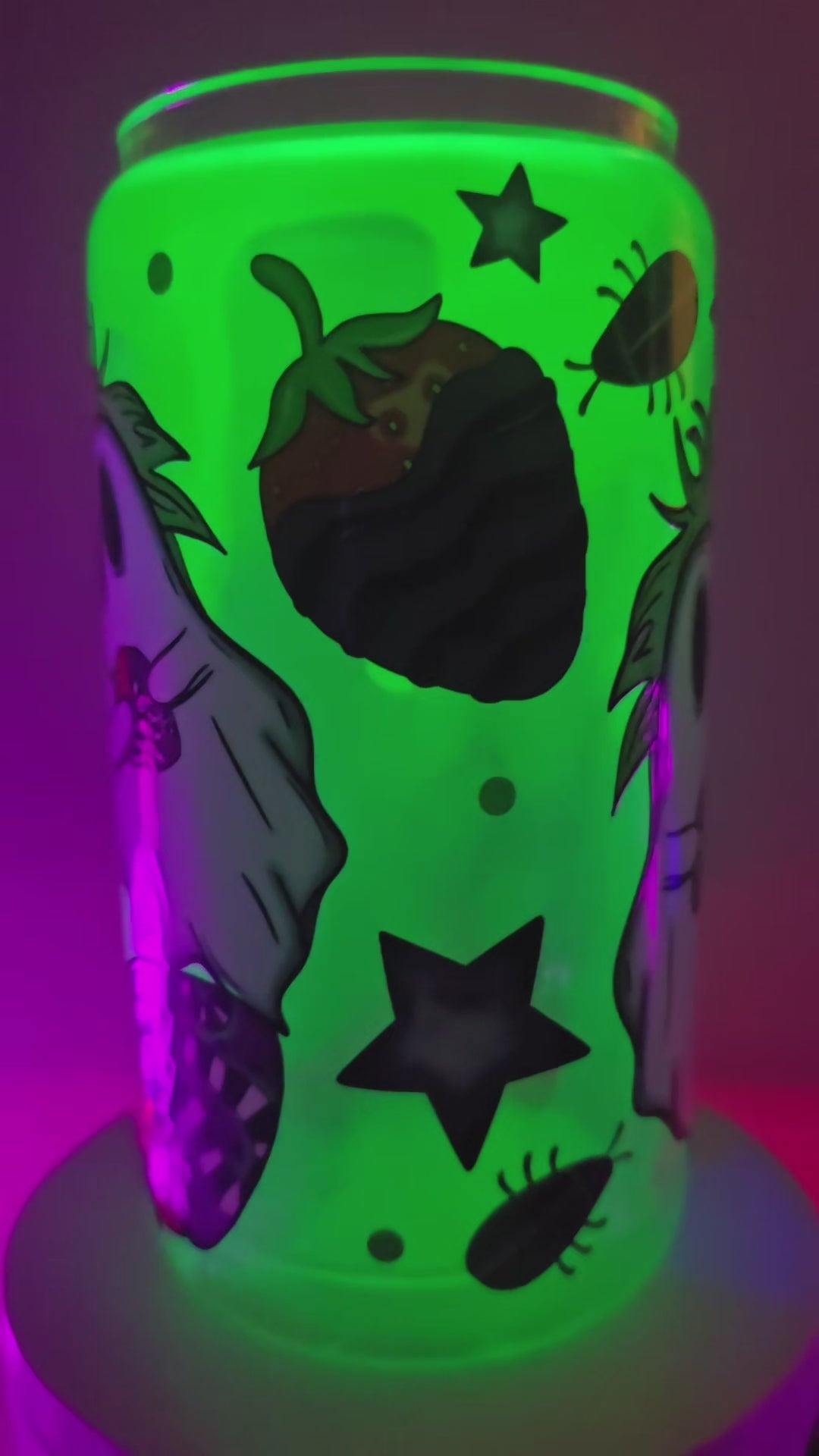 Ghost as Beej with Strawberries