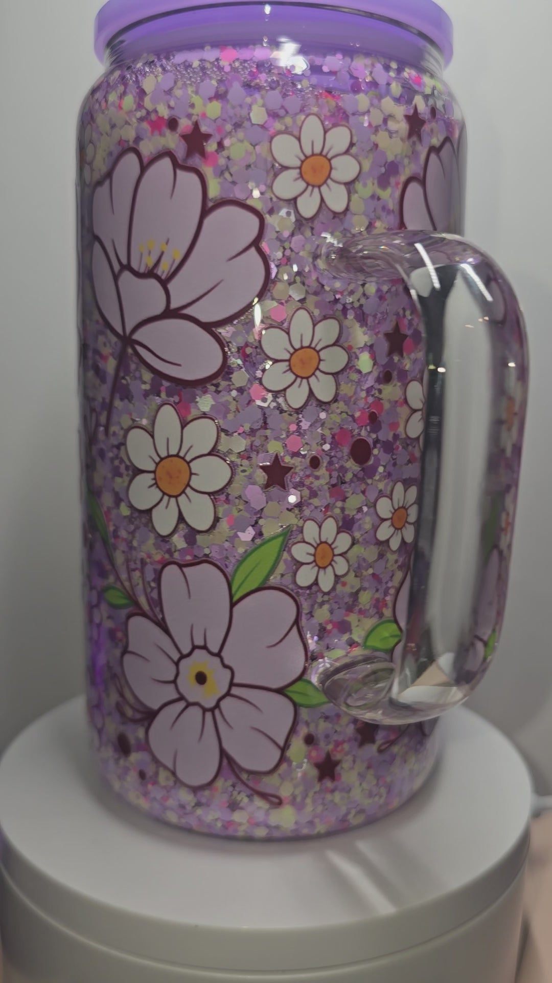 Purple Flowers & Daisies
