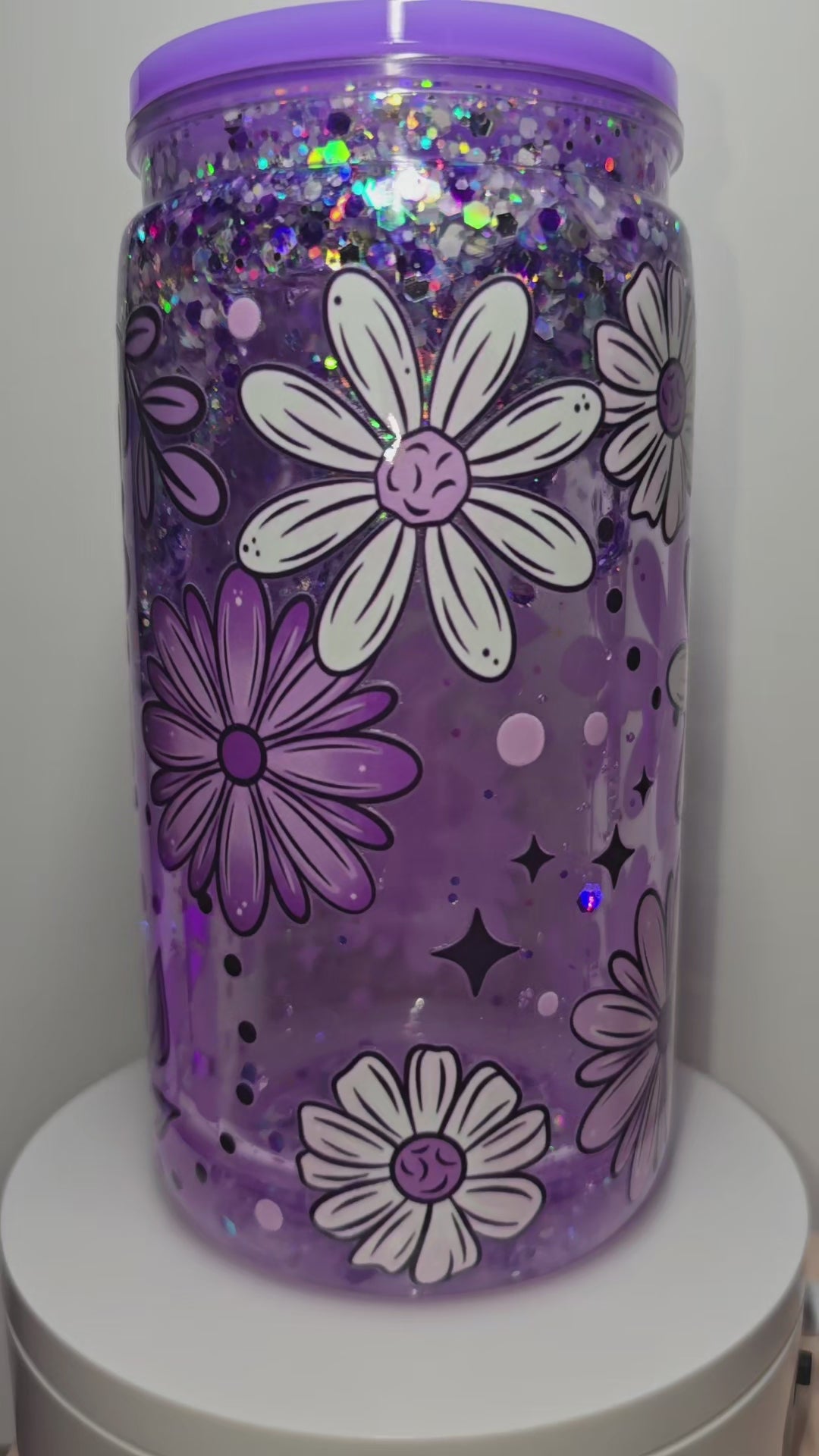 Purple & White Flowers